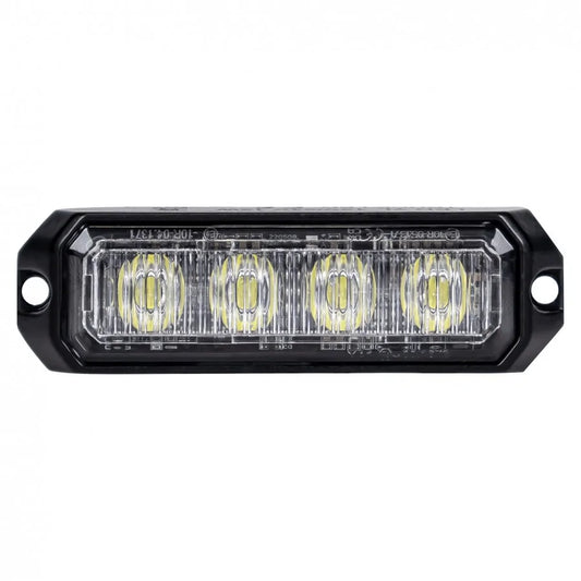 LED strobelys, 12W, 4 LED, oransj, 12/24V, KAMAR - LW0025-ALR-1