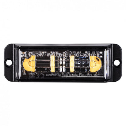 LED strobelys, 3W, 4 LED, Amber, 12/24V, KAMAR - LW0056