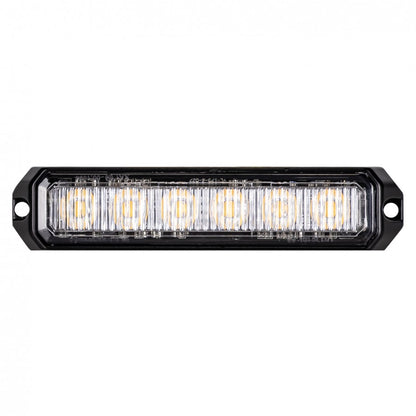 LED strobelys, 18W, 6 LED, amber, 12/24V, KAMAR - LW0032-ALR-1