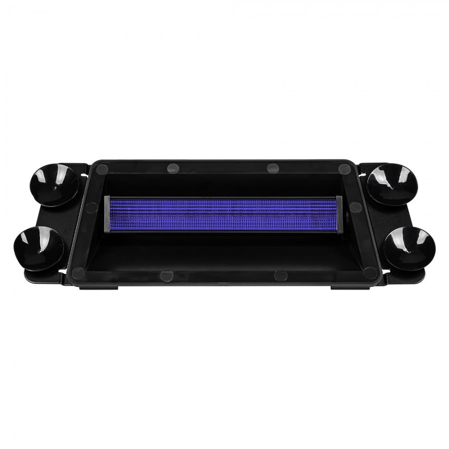 LED strobelys, 24 LED, Blå, 12/24V, med sugekopper, KAMAR - LW0055