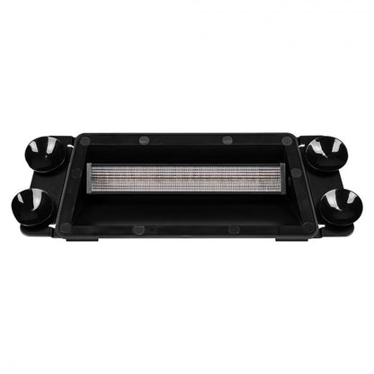 LED strobelys, 24 LED, Amber, 12/24V, med sugekopper, KAMAR - LW0054