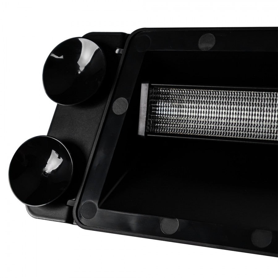 LED strobelys, 24 LED, Amber, 12/24V, med sugekopper, KAMAR - LW0054