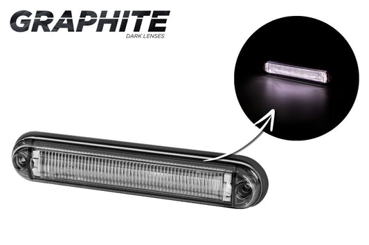 Markeringslys LED Neon Graphite - Hvit
