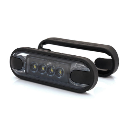 Markeringslys LED Slim Graphite - Hvit