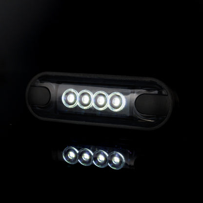 Markeringslys LED Slim Graphite - Hvit