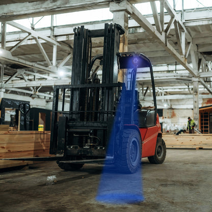 Arbeidslampe BLUE SPOT/sprøytelys med fokusert lysstråle, 400 lm. LRD 3183