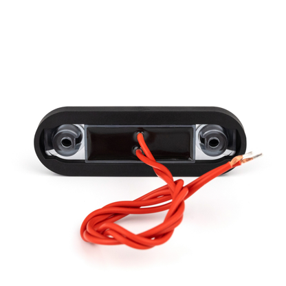 Markeringslys LED Slim Graphite - rød