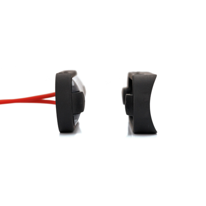 Markeringslys LED Slim Graphite - rød