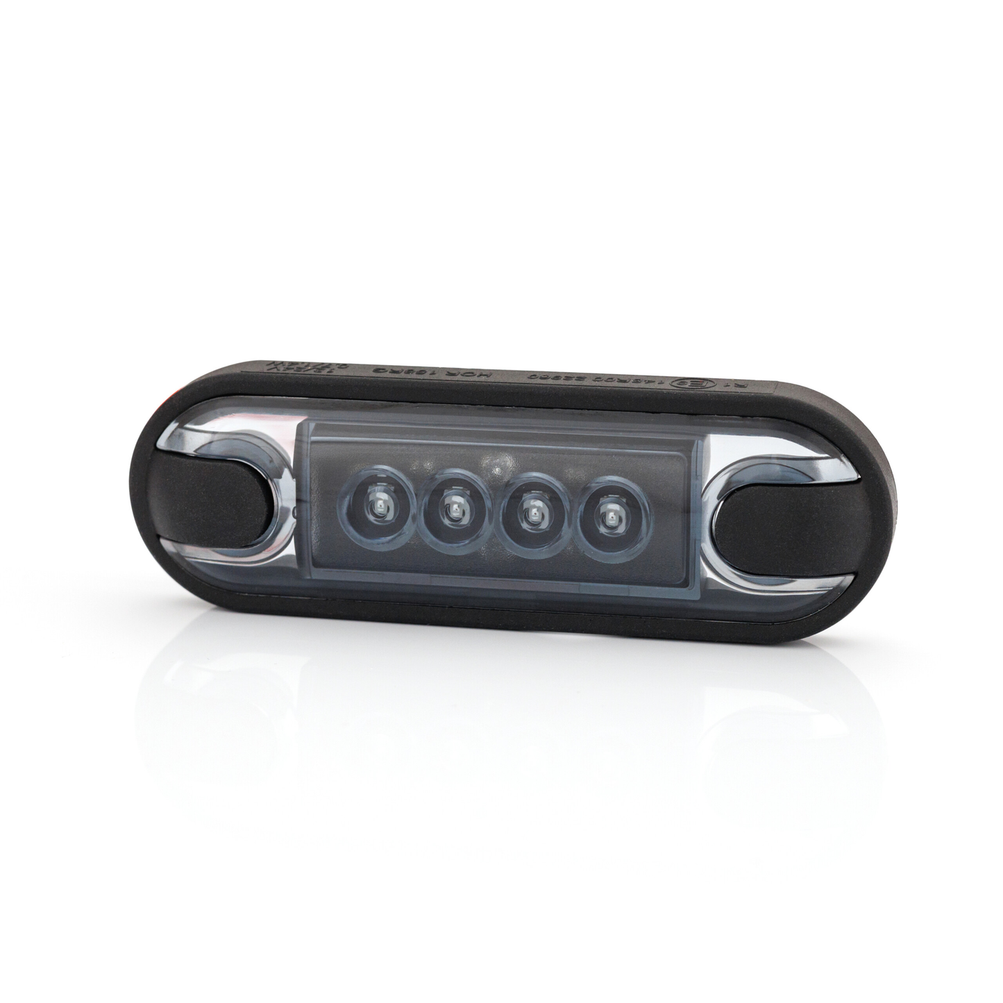 Markeringslys LED Slim Graphite - rød