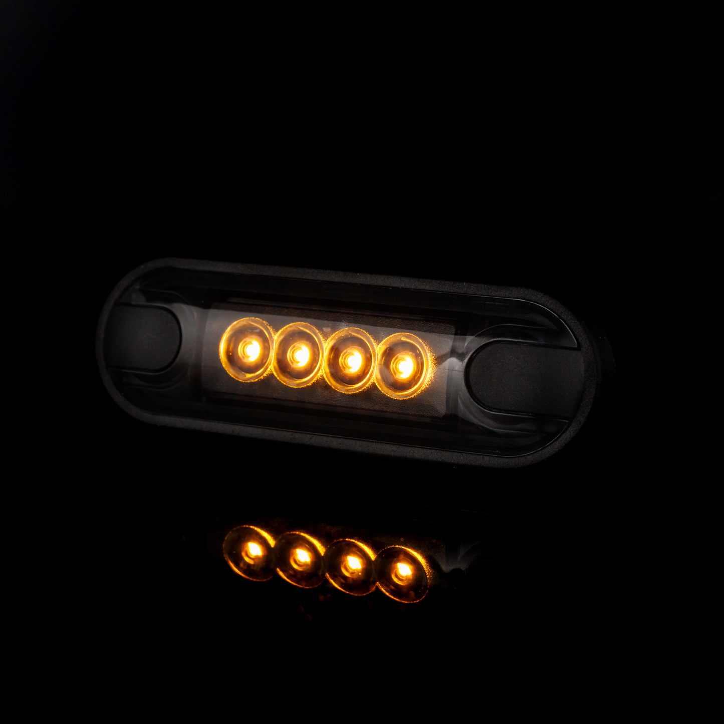 Markeringslys LED Slim Graphite - Oransj