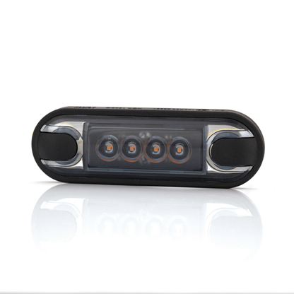 Markeringslys LED Slim Graphite - Oransj