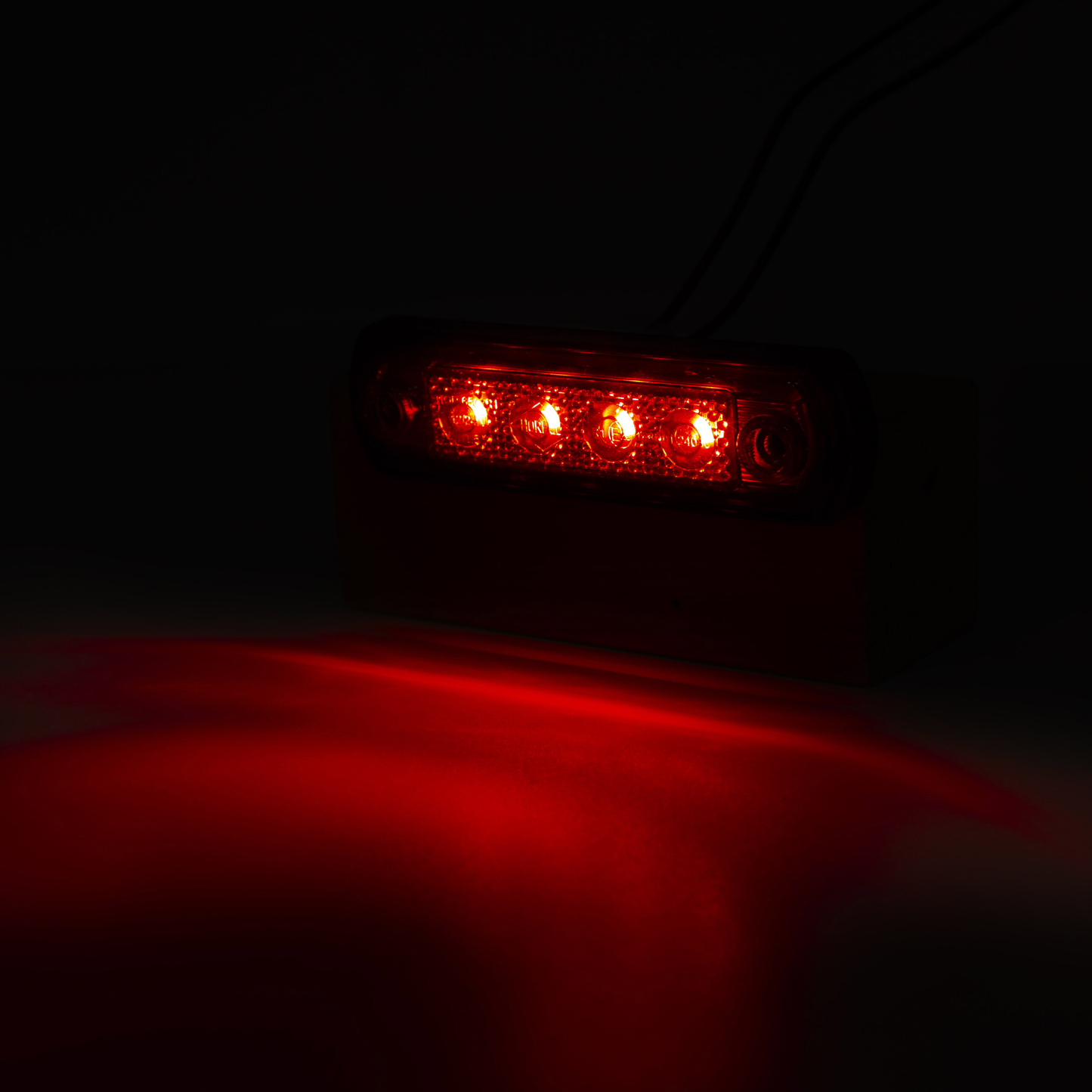 Markeringslys LED Graphite - Rød