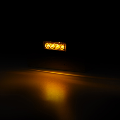 Markeringslys LED Slim Graphite - Oransj