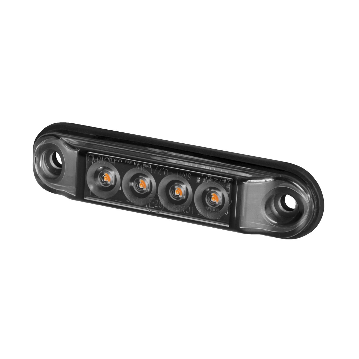 Markeringslys LED Slim Graphite - Oransj