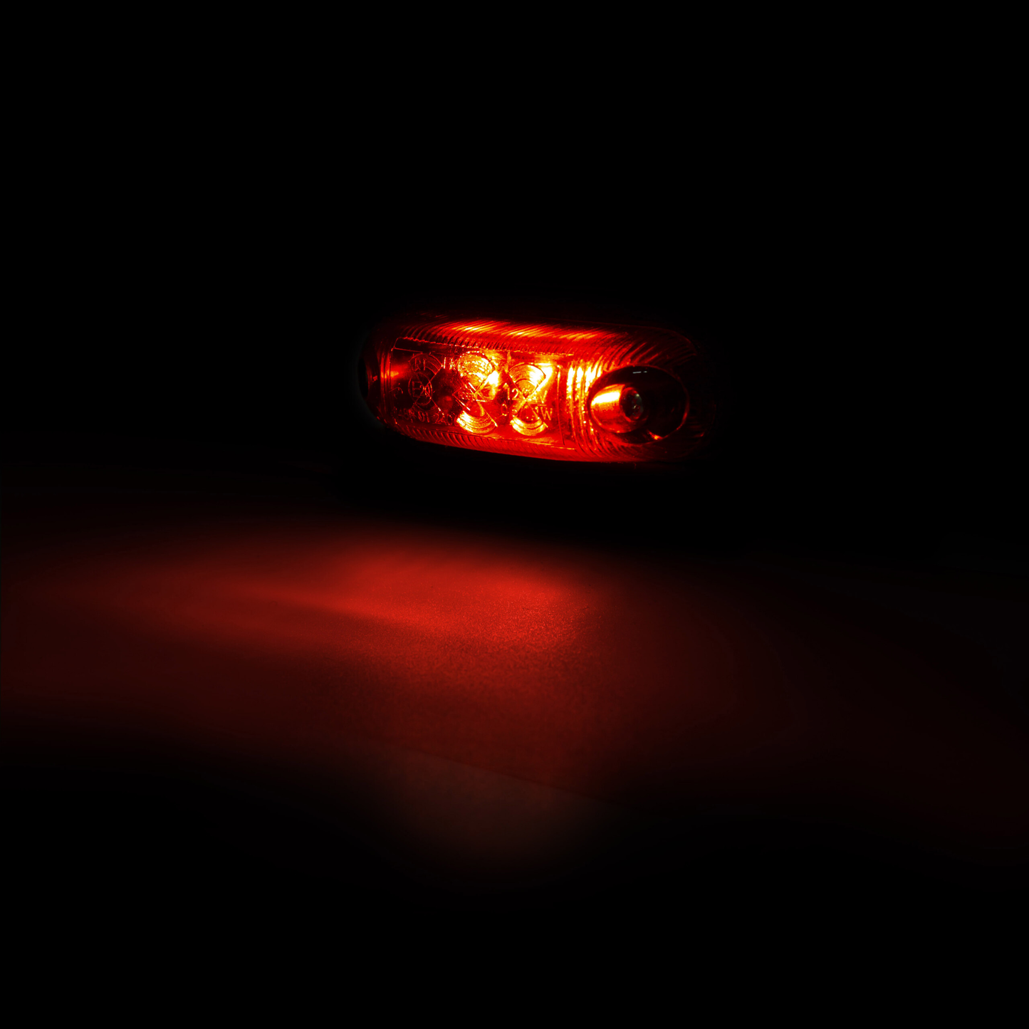 Markeringslys LED Graphite - Rød