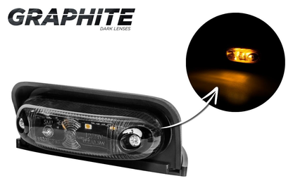 Markeringslys LED Graphite - Oransj EMA 33G