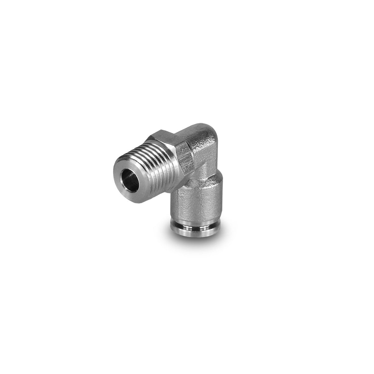 Vinkel innstikkskobling rustfritt stål 6 mm – 1/4" gjenge
