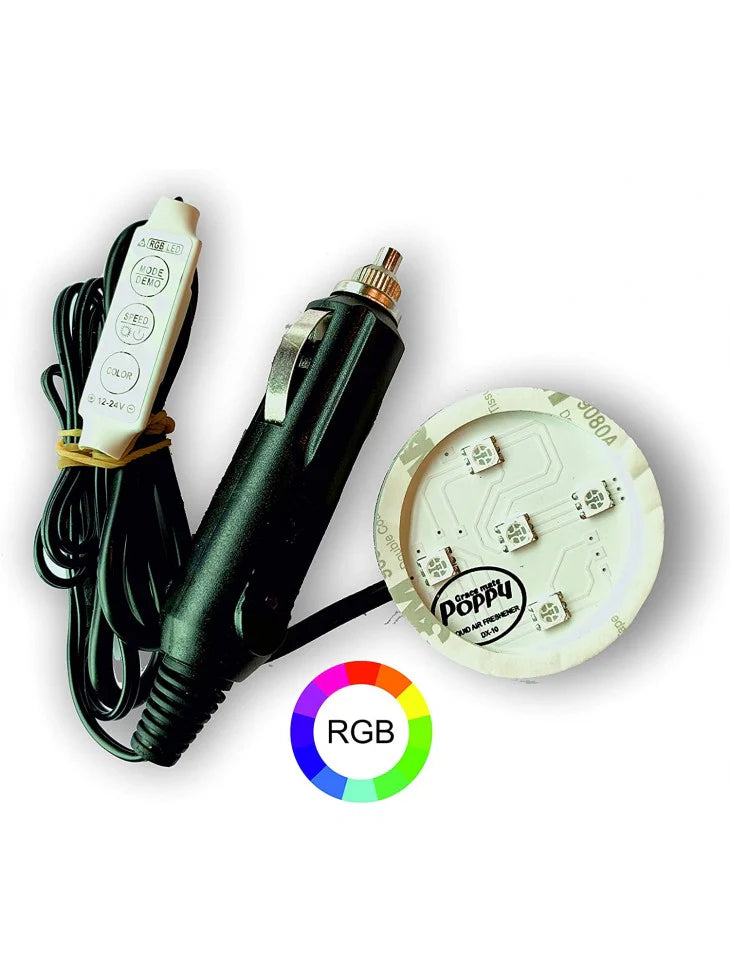 Lysplate LED - Light Grace Mate Poppy RGB - Sigarettenner