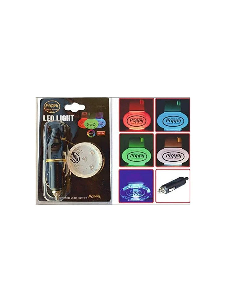 Lysplate LED - Light Grace Mate Poppy RGB - Sigarettenner