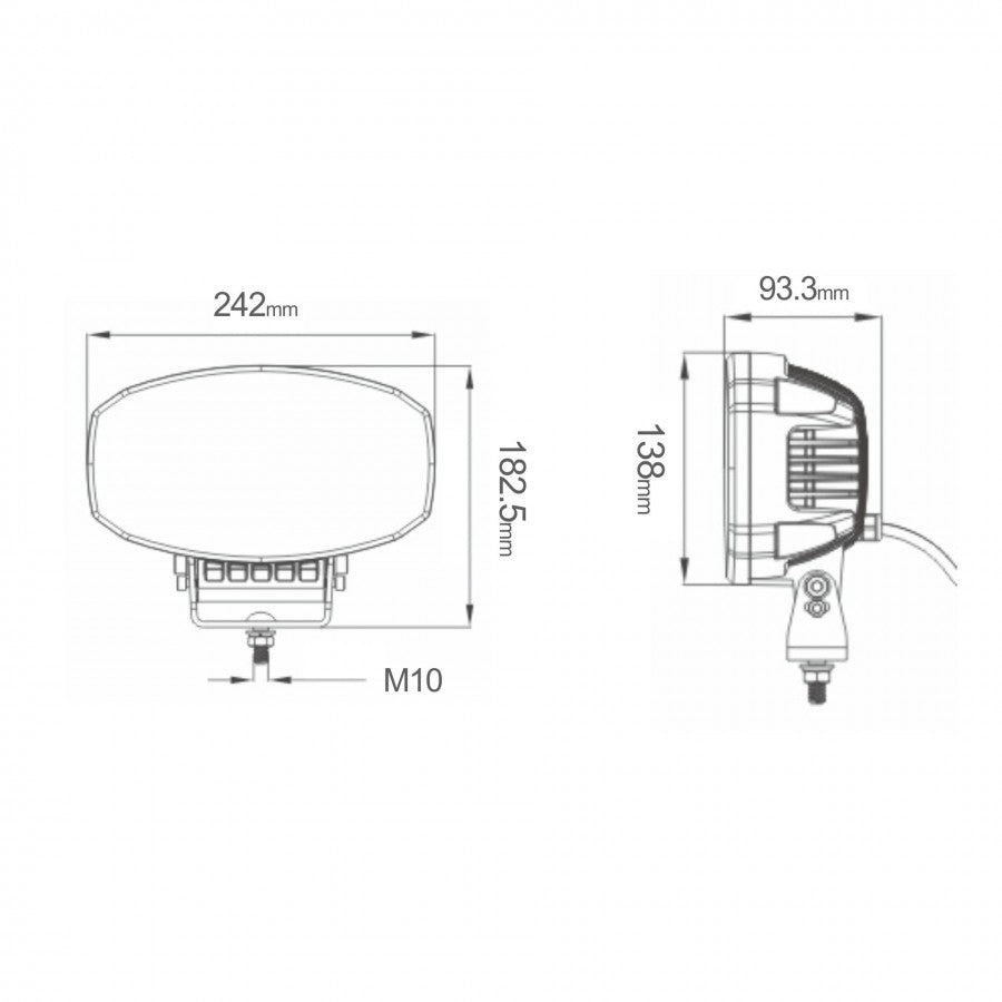 LED ekstralys med kjørelys, MYKAMAR – L3415