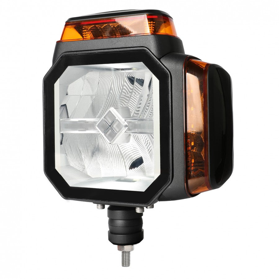 LED ekstralys med 5 lysfunksjoner (strobelys) og oppvarmet linse, MYKAMAR – L3439