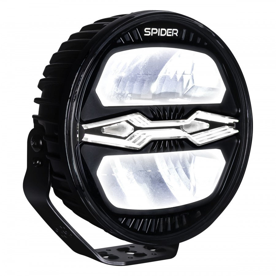 X-SPIDER NINJA LED ekstralys med fjernlys, posisjonslys og varsellys + hello effect, MYKAMAR – L3442