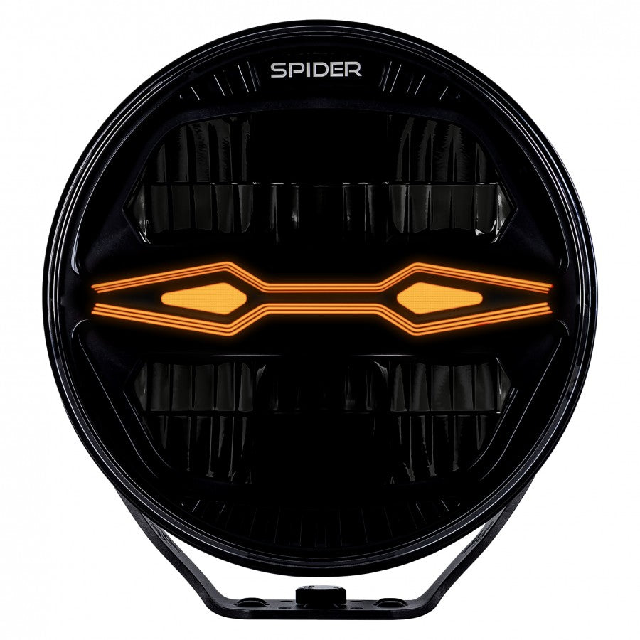 X-SPIDER NINJA LED ekstralys med fjernlys, posisjonslys og varsellys + hello effect, MYKAMAR – L3442