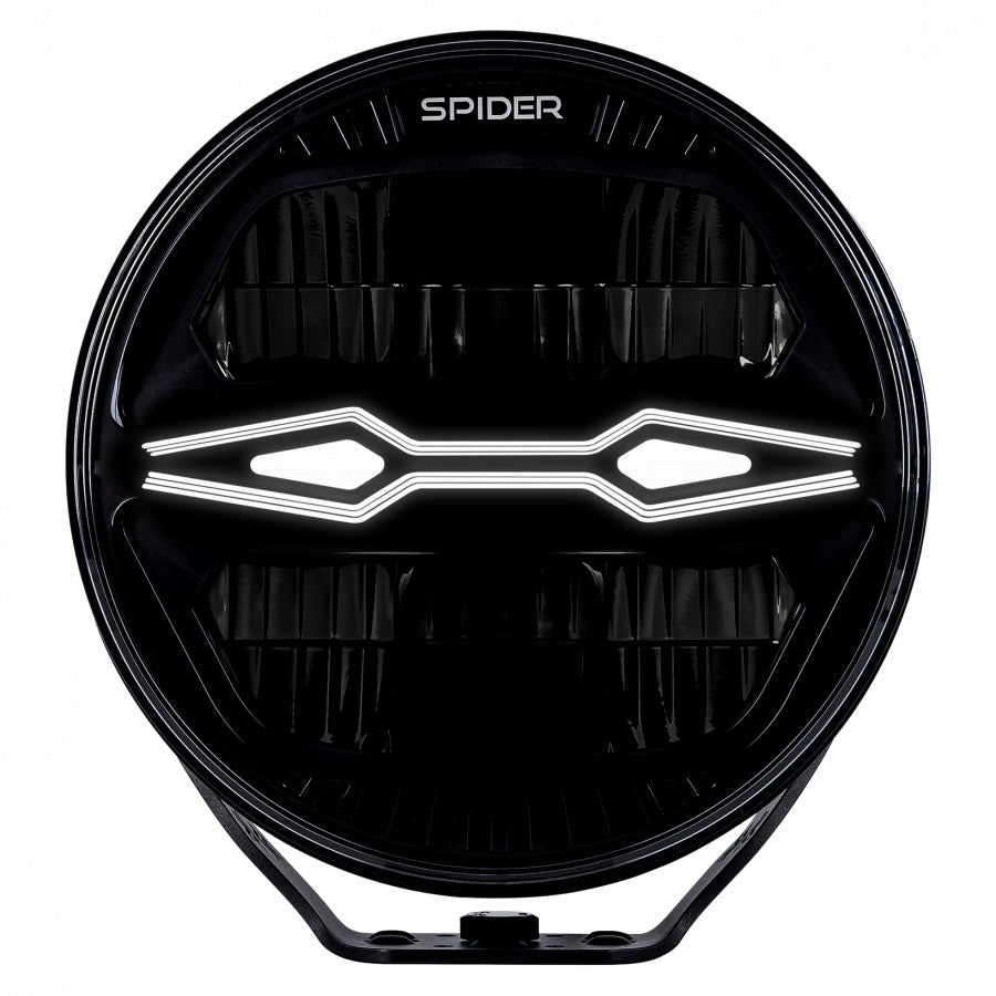 X-SPIDER NINJA LED ekstralys med fjernlys, posisjonslys og varsellys + hello effect, MYKAMAR – L3442