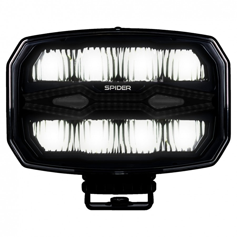 X-SPIDER NINJA LED ekstralys med fjernlys, posisjonslys og varsellys + hello effect, MYKAMAR - L3443