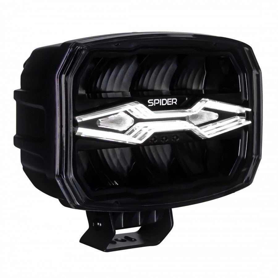 X-SPIDER NINJA LED ekstralys med fjernlys, posisjonslys og varsellys + hello effect, MYKAMAR - L3443