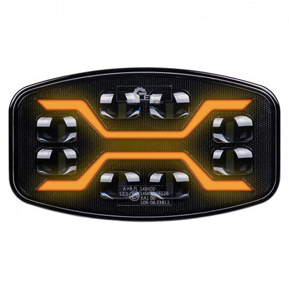 X-SPIDER LED ekstralys med posisjonslys/strobelys, MYKAMAR -  L3436