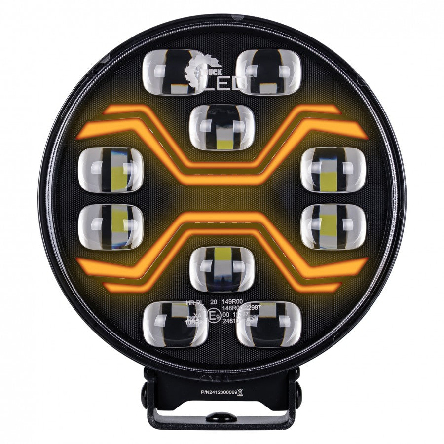 X-SPIDER TOXIC LED ekstralys med fjernlys, posisjonslys og varsellys, MYKAMAR - L3440