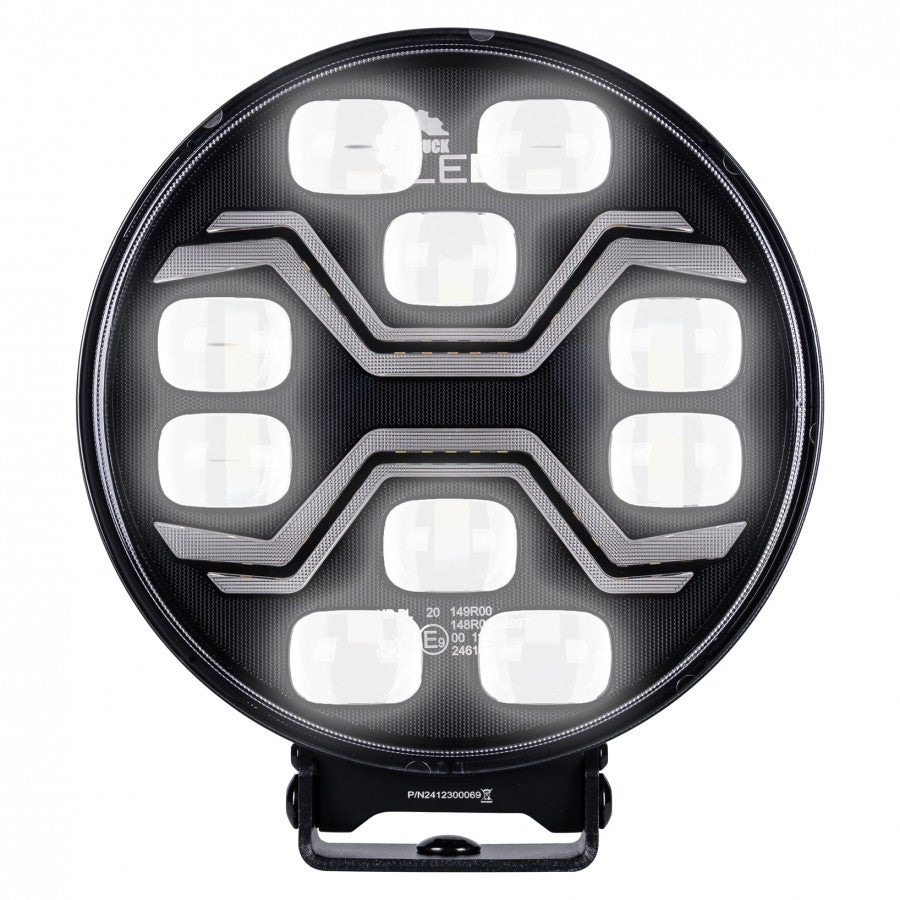 X-SPIDER TOXIC LED ekstralys med fjernlys, posisjonslys og varsellys, MYKAMAR - L3440