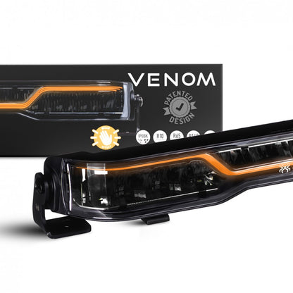 X-SPIDER VENOM LED ekstralys med fjernlys, posisjonslys, varsellys og hello effect, MYKAMAR - L3441
