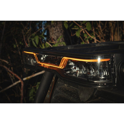 X-SPIDER VENOM LED ekstralys med fjernlys, posisjonslys, varsellys og hello effect, MYKAMAR - L3441
