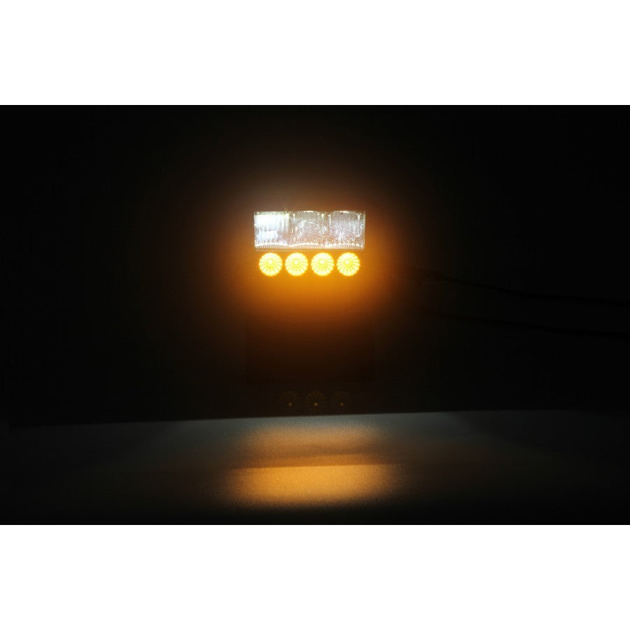 LED ekstralys / fjernlys med strobelys, KAMAR - L3432