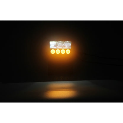 LED ekstralys / fjernlys med strobelys, KAMAR - L3432